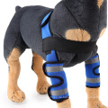Pet Knie Block Hund Ellbogen Beschützer mit reflektierenden Strichen Hundechirurgischer Verletzungsschutzscheide